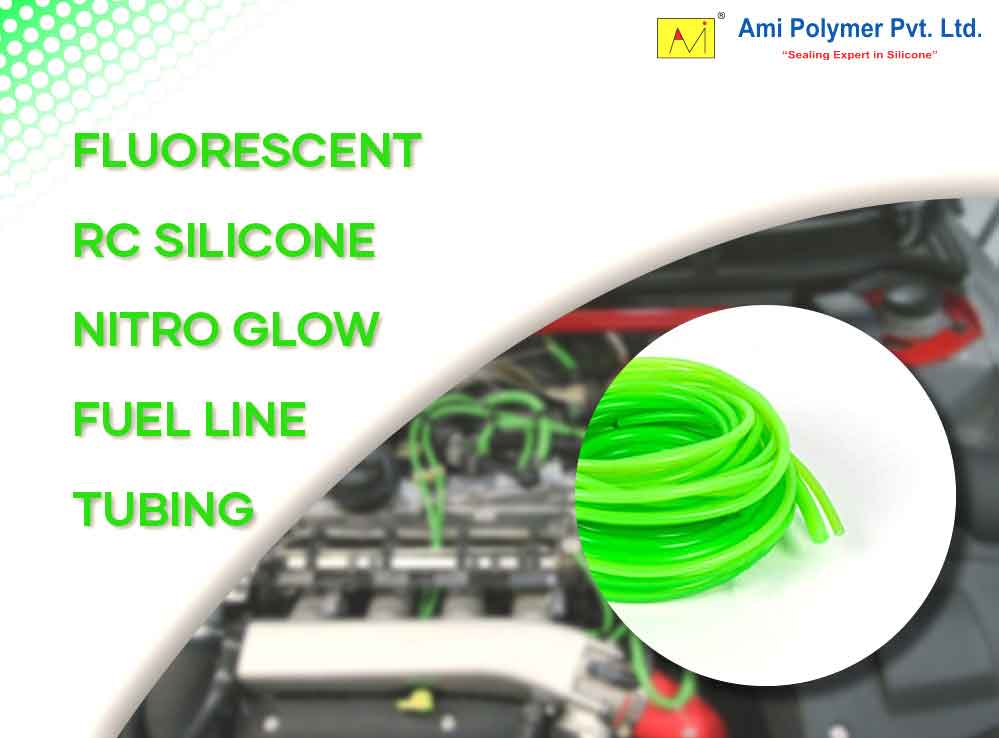 FLUORESCENT RC SILICONE NITRO GLOW FUEL LINE TUBING