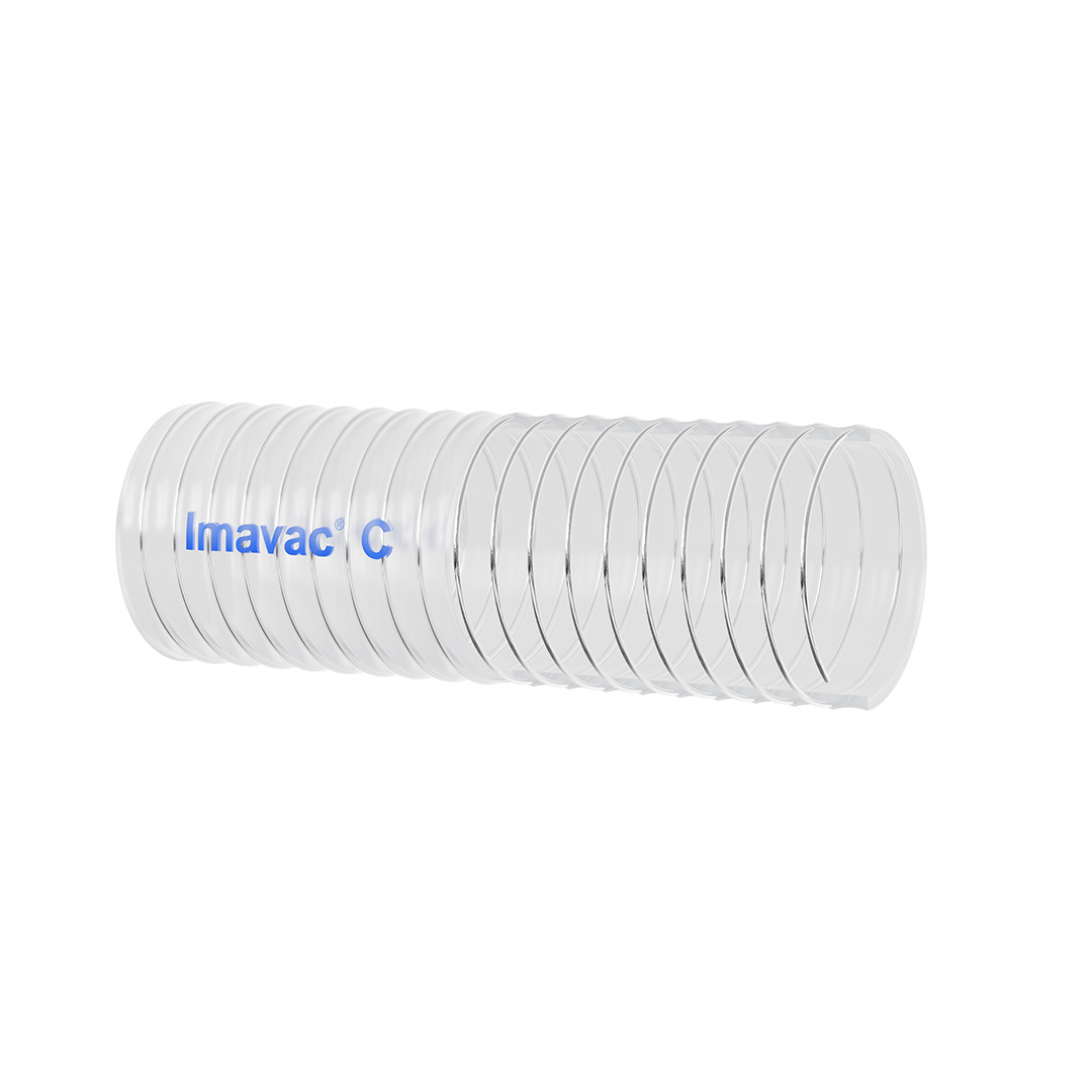 Imavac<sup>®</sup>-C Platinum Cured Inner Smooth Bore Silicone Hose Reinforced With SS 316 Helical Wire